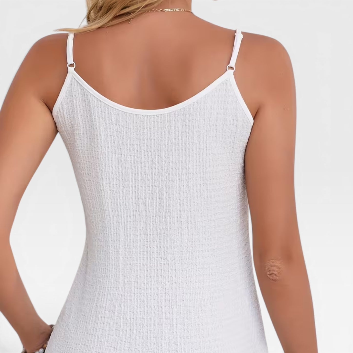 Women's Sleeveless Button-Front Cami Blouse – Lightweight, Breathable Summer Top