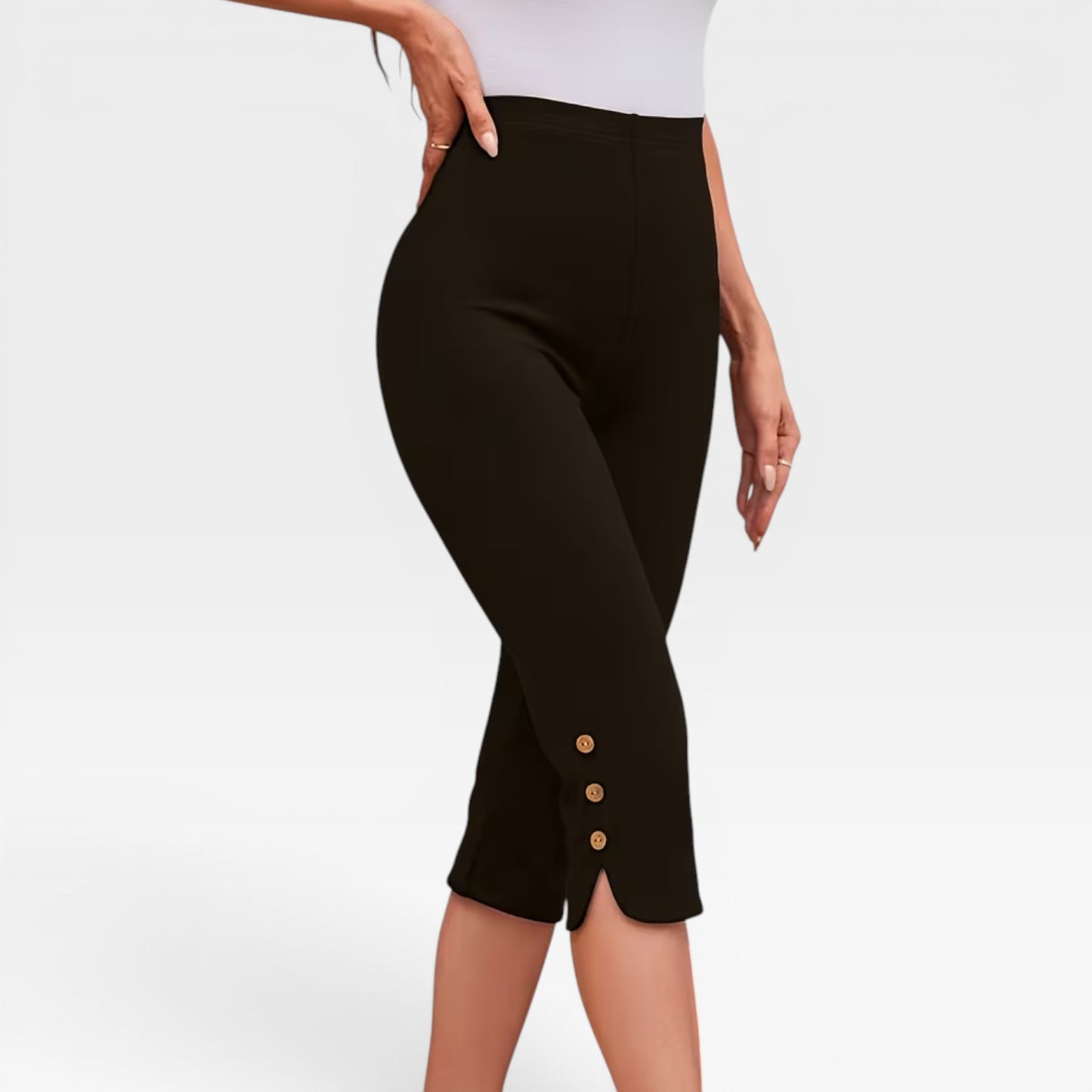 Women's Capri Leggings – Soft, Fitted & Lightweight Summer Comfort