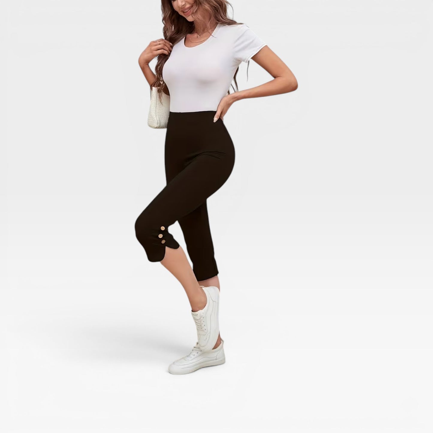 Women's Capri Leggings – Soft, Fitted & Lightweight Summer Comfort