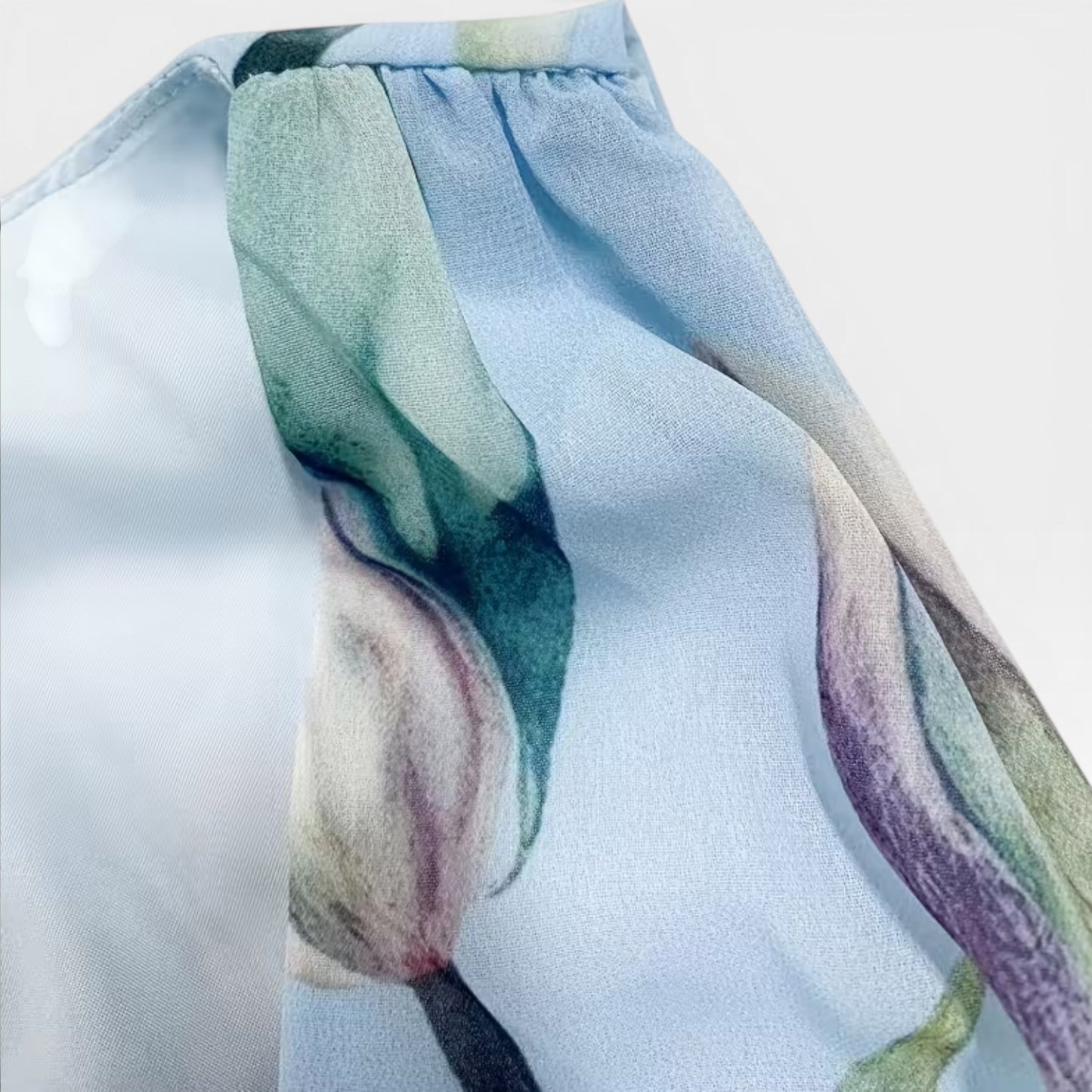 Women's Floral Maxi Dress – V-Neck Floaty Summer Wedding Guest