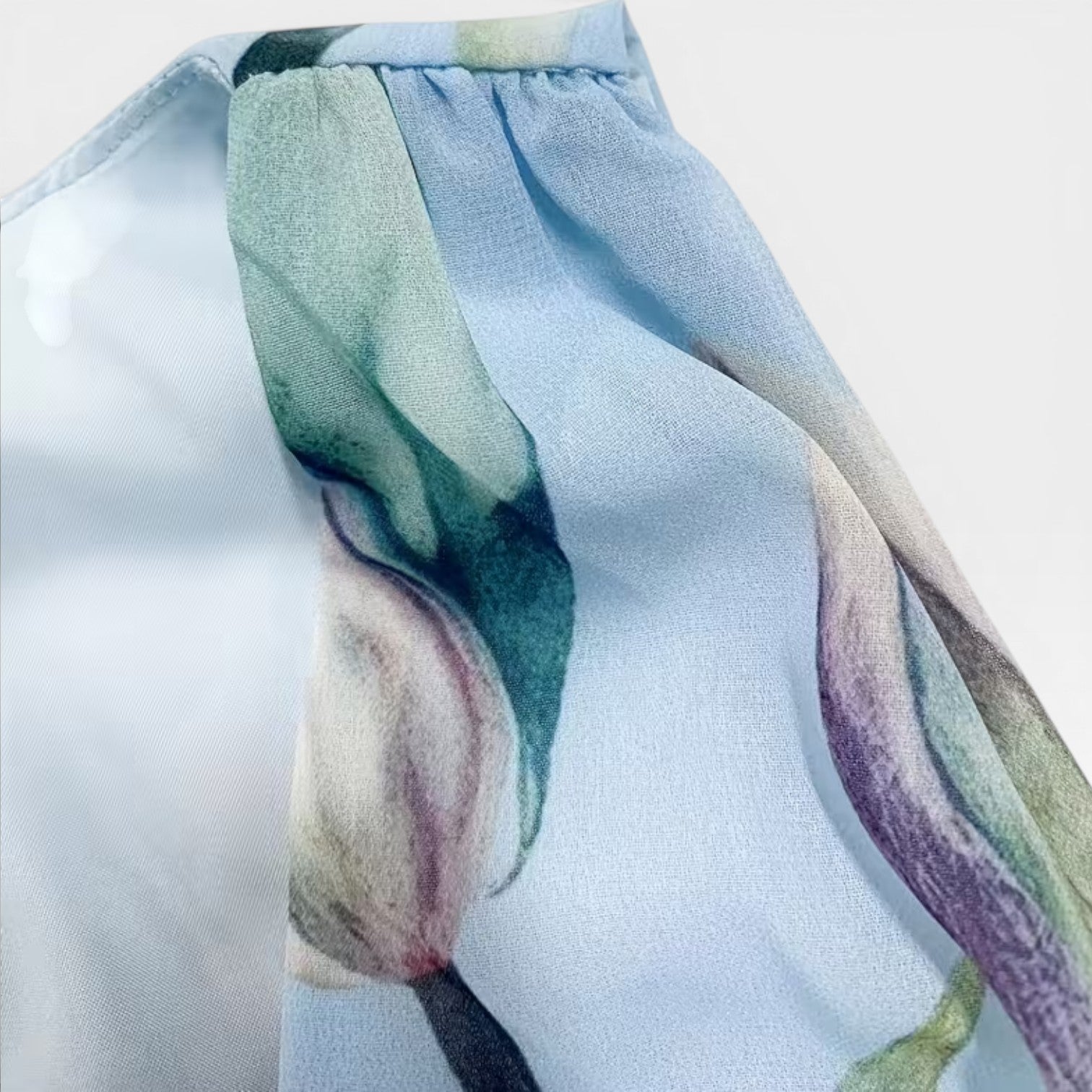 Women's Floral Maxi Dress – V-Neck Floaty Summer Wedding Guest