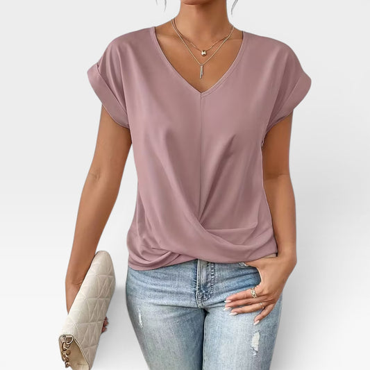 Women's Stretch Short Sleeve T-Shirt – Soft, Fitted Everyday Summer Top