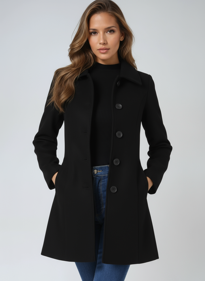 Women's Warm Single-Breasted Coat