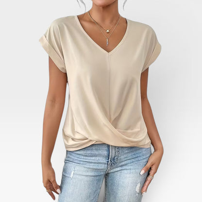 Women's Stretch Short Sleeve T-Shirt – Soft, Fitted Everyday Summer Top