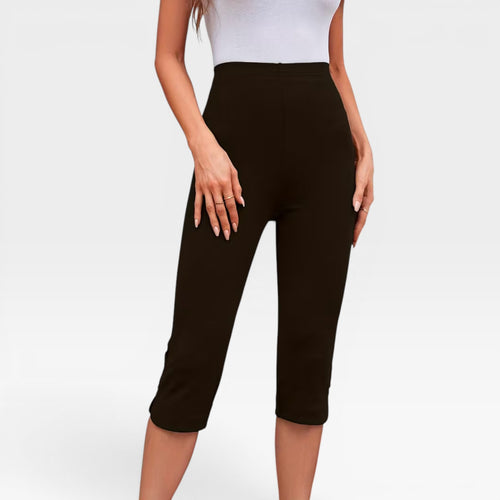 Women's Capri Leggings – Soft, Fitted & Lightweight Summer Comfort