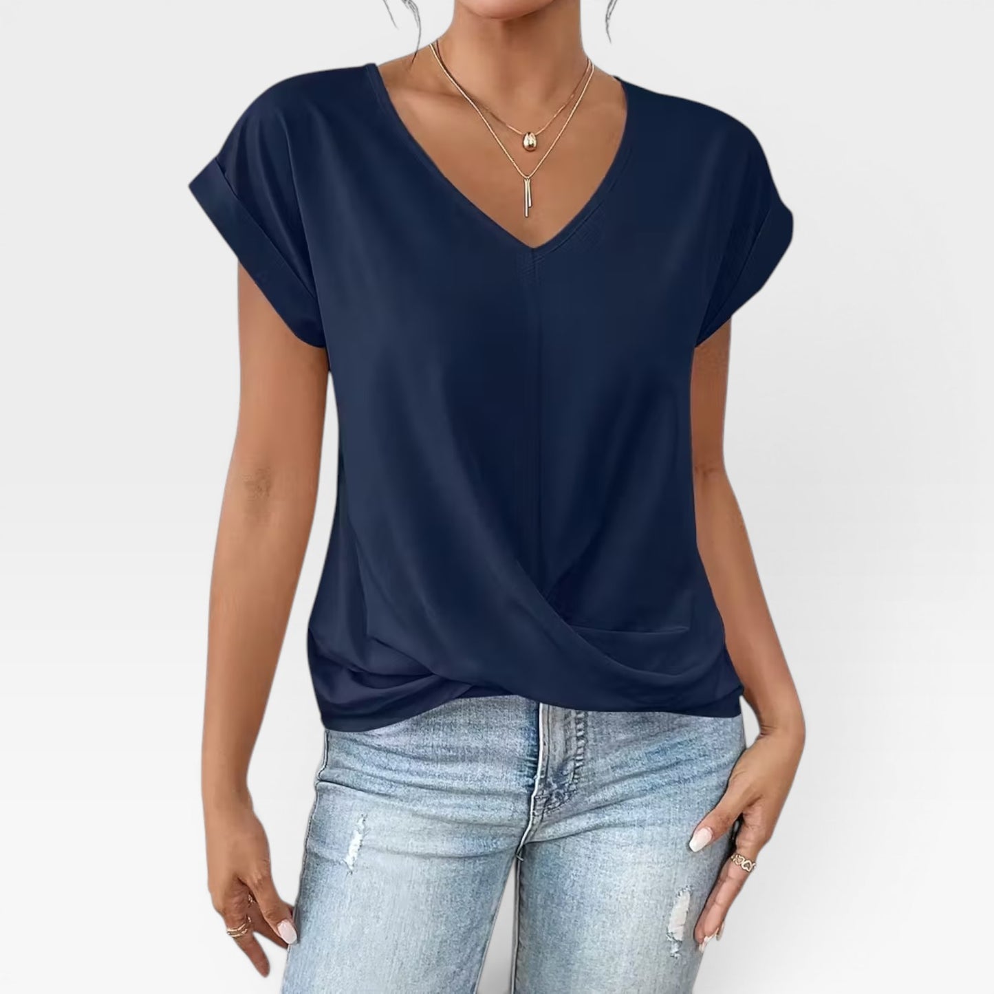 Women's Stretch Short Sleeve T-Shirt – Soft, Fitted Everyday Summer Top