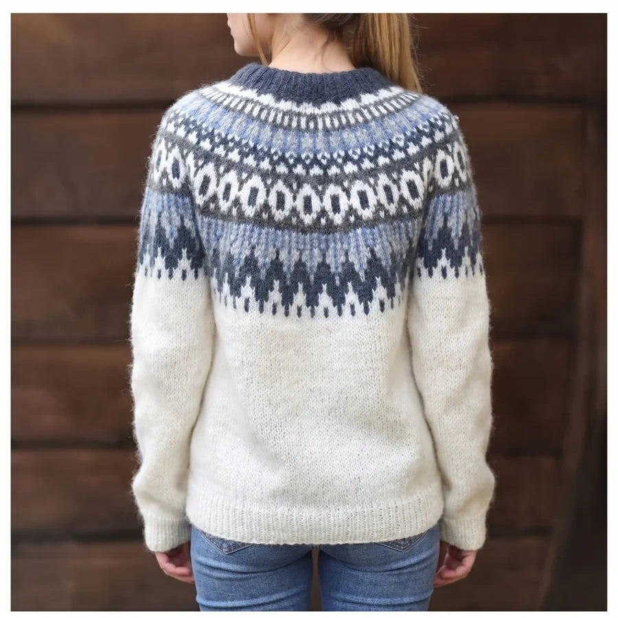 Women's Icelandic Pattern Jumper